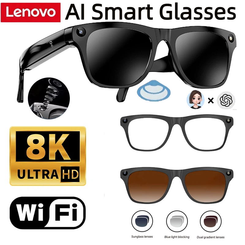 Smart Glasses Ar - نظارات ذكية لينوفو بذاكرة 32 جيجابايت