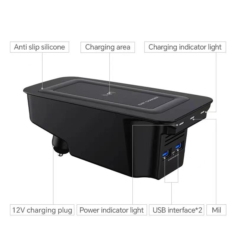 Wireless Phone Charger Pad - لوحة شاحن لاسلكي سريع لفولفو ،