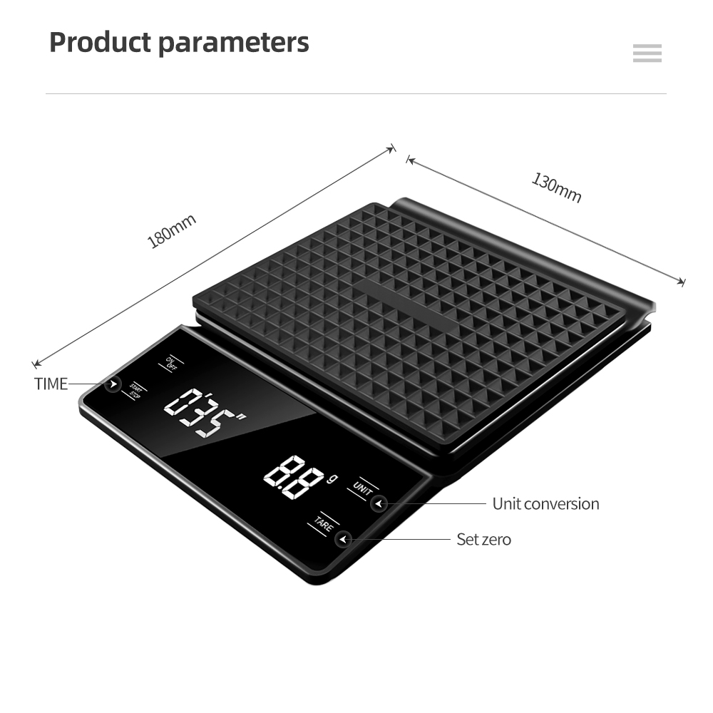 ميزان قهوة إلكتروني ذكي عالي ا - مراجعة Kitchen Electronics Gadgets وسعره