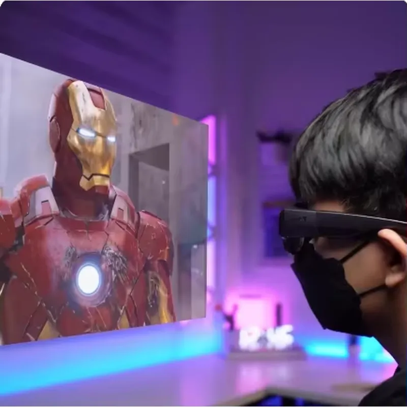 نظارات ذكية بتقنية الذكاء الاص - مراجعة Smart Glasses Ar وسعره