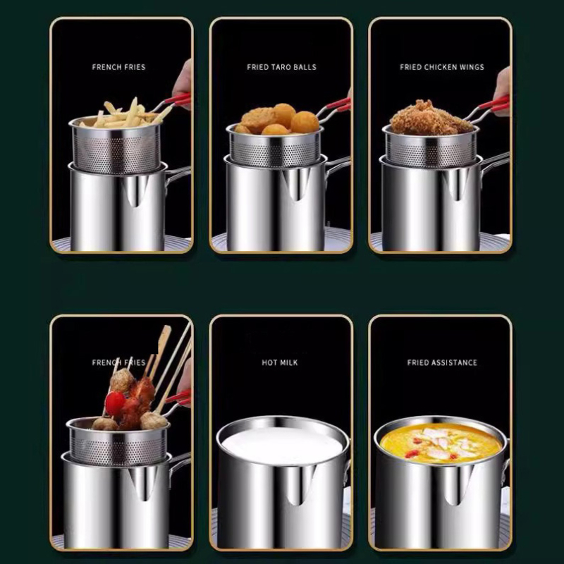 مقلاة عميقة من الفولاذ المقاوم - مراجعة Kitchen Electronics Gadgets وسعره