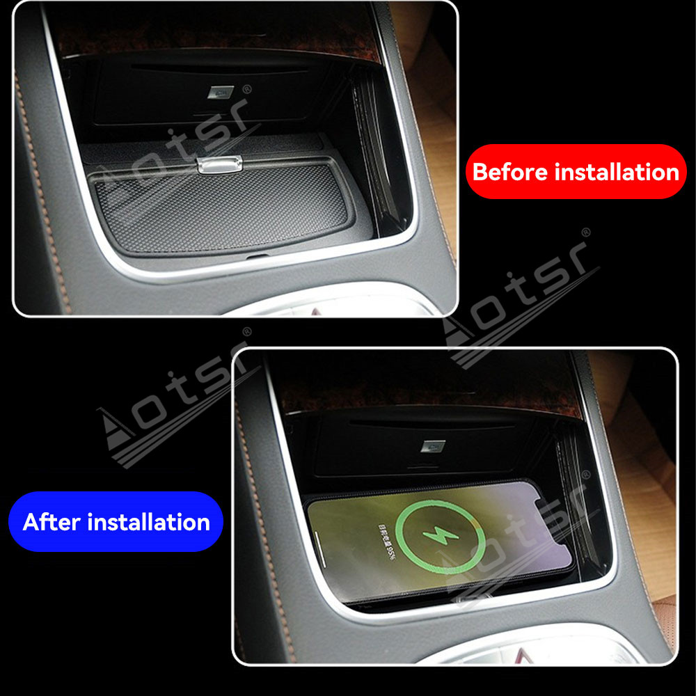 لمرسيدس بنز B/A الفئة 2014-201 - مراجعة Wireless Phone Charger Pad وسعره