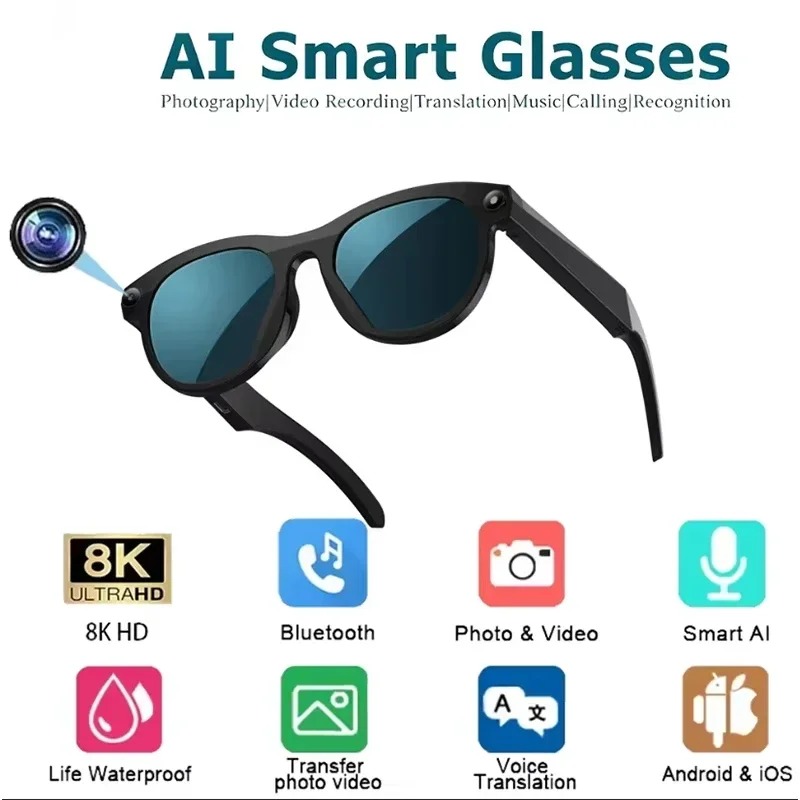 نظارات ذكية بدقة 8K مع تغيير ا - مراجعة Smart Glasses Ar وسعره