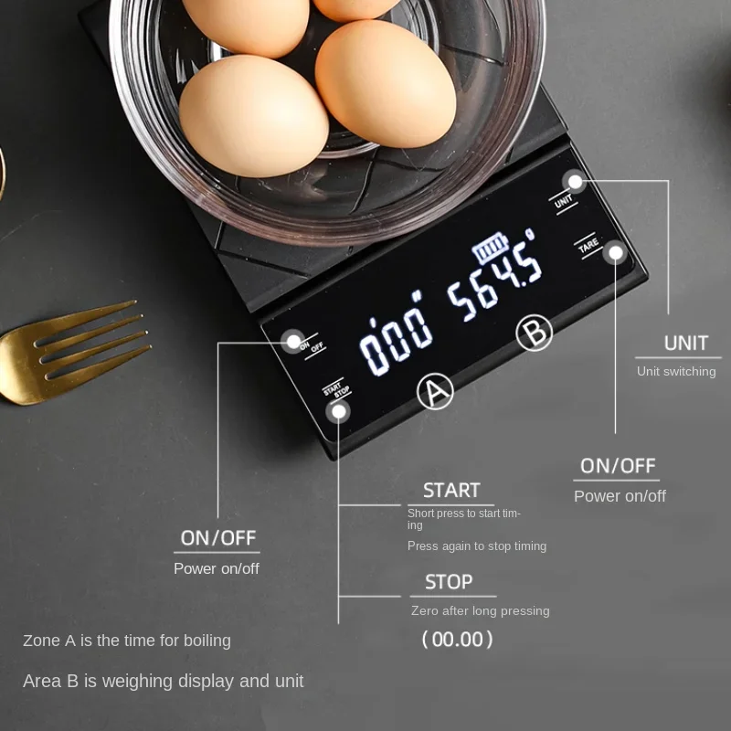 ميزان قهوة المطبخ بشحن USB مع  - مراجعة Kitchen Electronics Gadgets وسعره