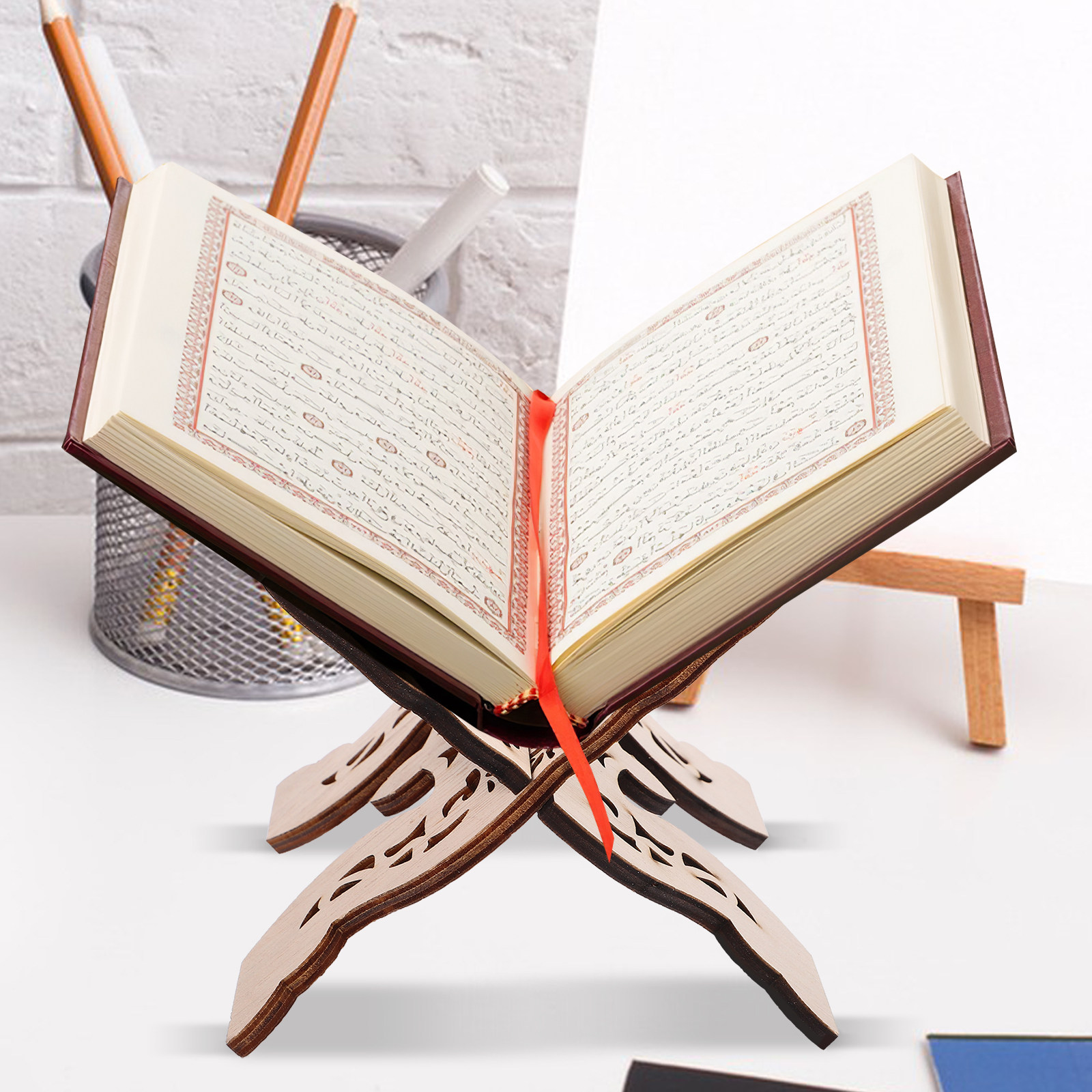حامل كتب خشبي للمكتب، حامل للك - مراجعة Gadget Q وسعره