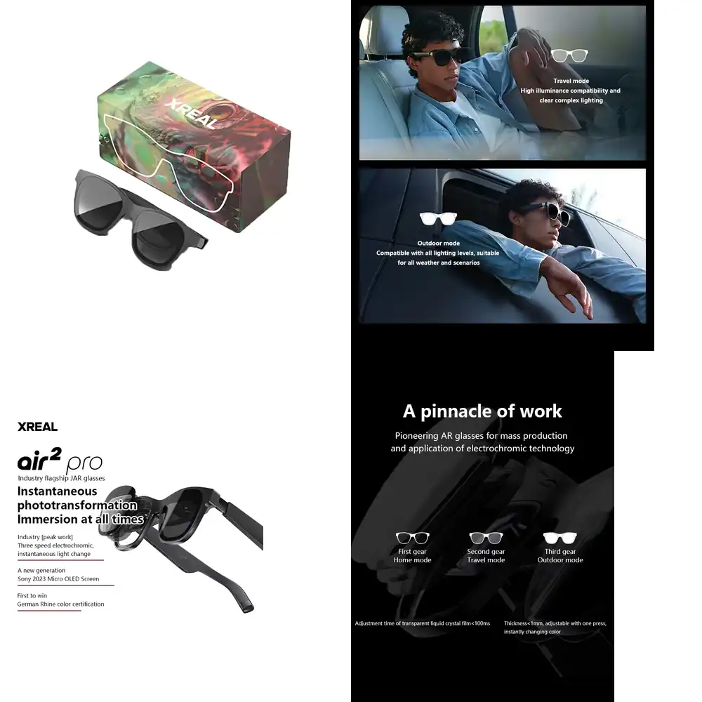 نظارات Nreal Air 2 Pro الذكية  - مراجعة Smart Glasses Ar وسعره