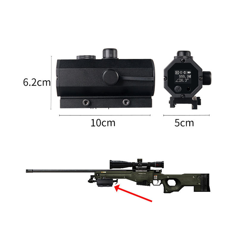 MINI8 المكونات في 1200 متر تتر - مراجعة Laser Distance Measure وسعره