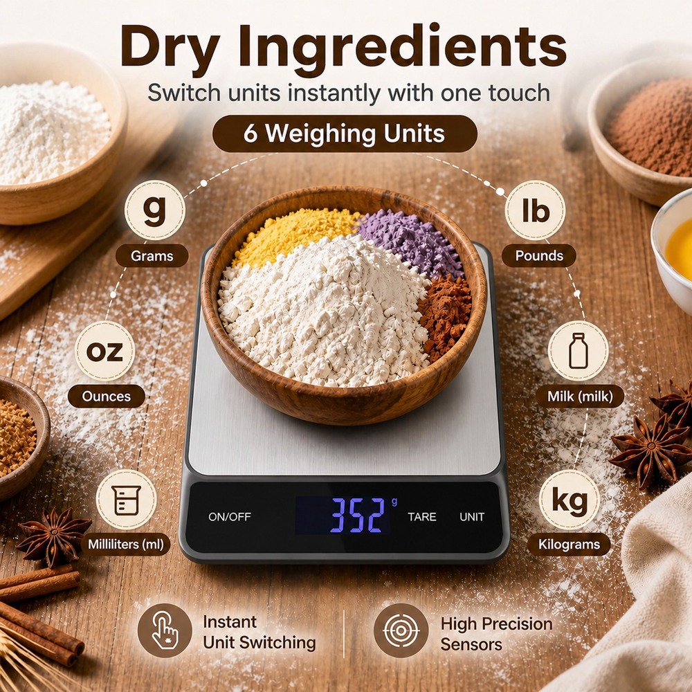 ميزان مطبخ رقمي مقاوم للماء 10 - مراجعة Kitchen Electronics Gadgets وسعره