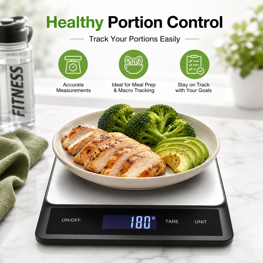 ميزان مطبخ رقمي مقاوم للماء 10 - مراجعة Kitchen Electronics Gadgets وسعره