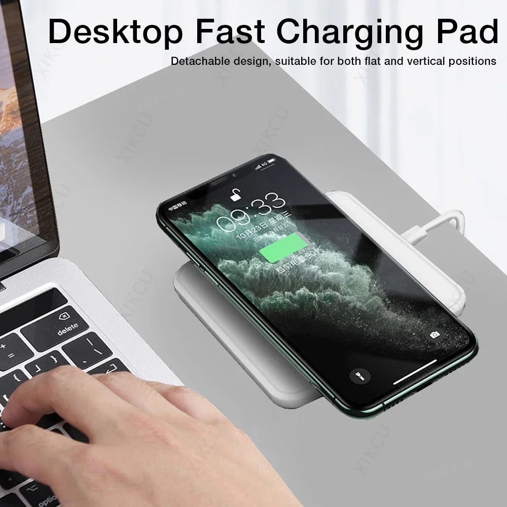 سطح المكتب حامل هاتف قابل للإز - مراجعة Wireless Phone Charger Pad وسعره
